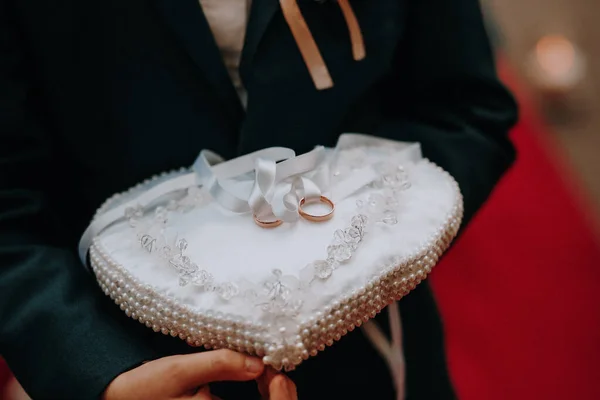 結婚指輪のクローズアップショット — ストック写真