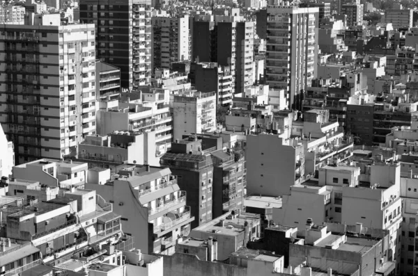 Buenos Aires Highrises Monochrome Quartier Belgrano — Photo