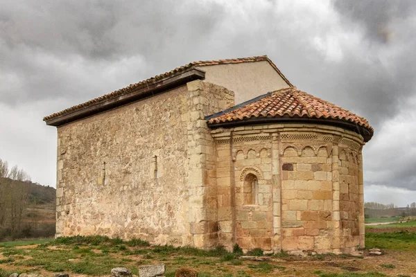 Ermita Románica San Pelayo Siglo Perazancas Palencia Castilla León España — Foto de Stock