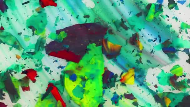 Fond Abstrait Avec Des Taches Peinture Avec Espace Pour Texte — Video