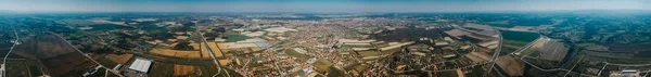 Eine Panoramaaufnahme Des Bezirks Brcko Bosnien Und Herzegowina — Stockfoto