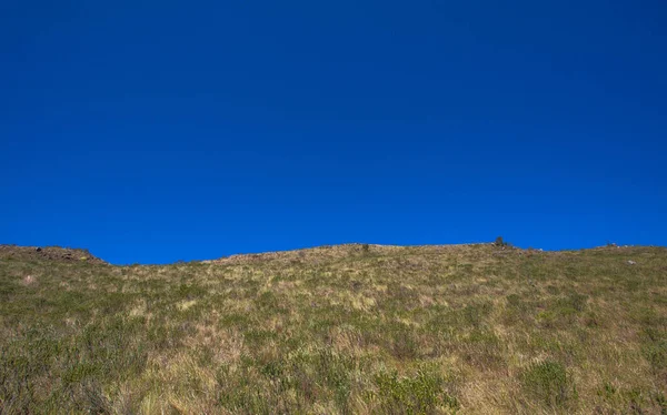 Landscape Clear Blue Sky Sunny Day — Stock Photo, Image