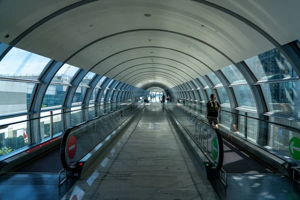 Singapore Singapore Apr 2021 Singapore April 2021 Moving Walkway Terminals — 스톡 사진