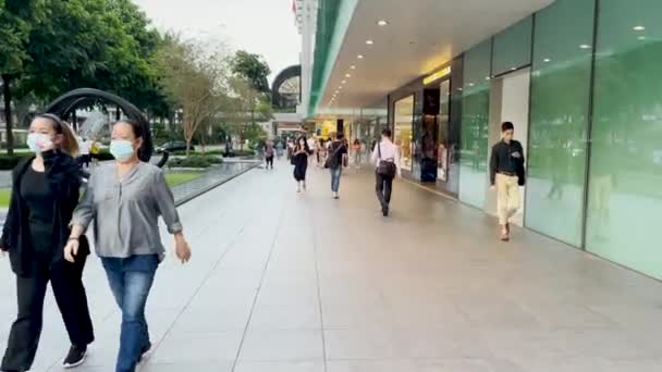 Városban Sétáló Emberek — Stock videók