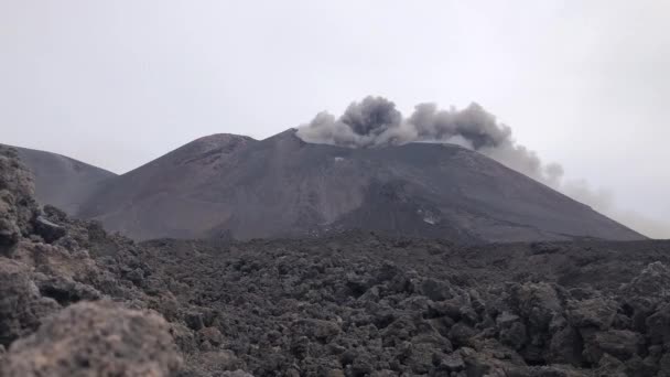 高山上的火山 — 图库视频影像