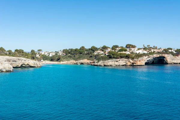 Gyönyörű Kilátás Nyílik Cala Mendia Mallorca Baleár Szigetek Spanyolország — Stock Fotó