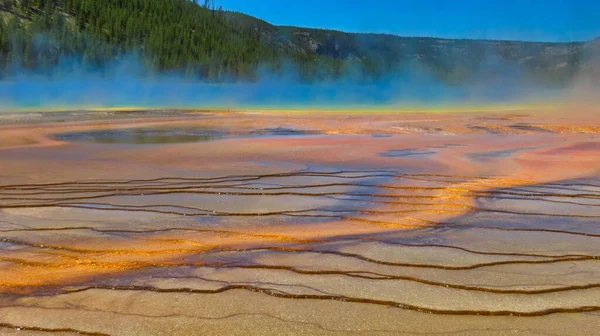 Uma Vista Fascinante Parque Nacional Yellowstone Yellowstone Eua — Fotografia de Stock