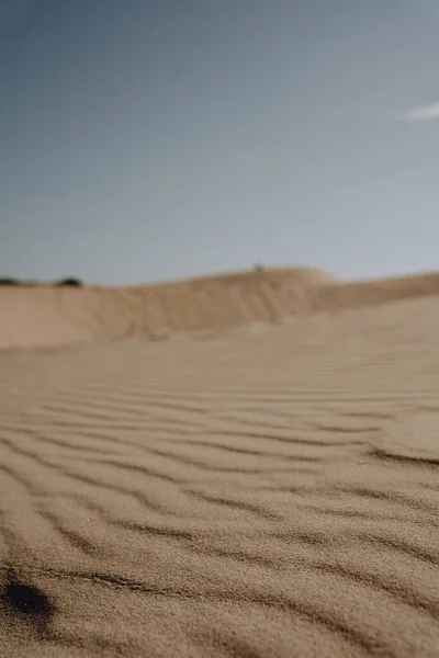 Vertical Shot Sand Dunes Desert — Stock Photo, Image