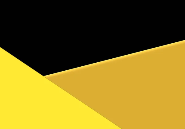 Abstraktní Geometrické Pozadí Žluté Černé Barvě — Stock fotografie