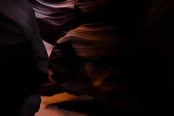 Una Vista Fascinante Del Cañón Del Antílope Inferior Page Arizona — Foto de Stock