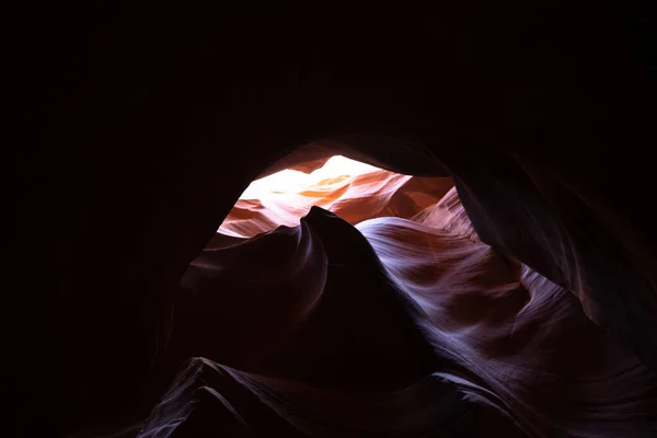 Una Vista Ipnotizzante Dell Antelope Canyon Superiore Arizona — Foto Stock