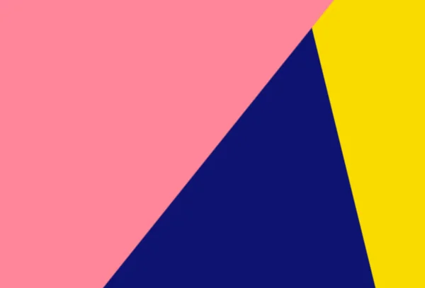 Fundo Geométrico Abstrato Nas Cores Rosa Azul Amarelo — Fotografia de Stock