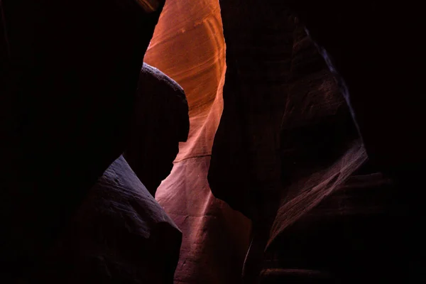 Una Vista Fascinante Del Cañón Del Antílope Superior Arizona — Foto de Stock