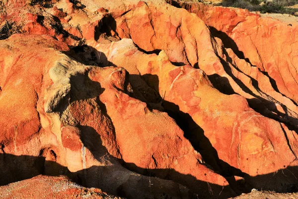 Une Vue Imprenable Sur Les Rochers Canyon Rouge Dans Sunshin — Photo