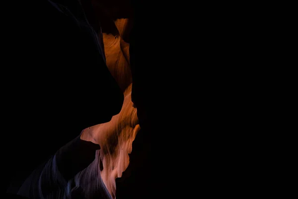 Uma Bela Vista Das Incríveis Formações Arenito Famoso Antelope Canyon — Fotografia de Stock