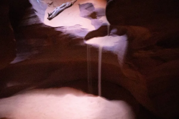 Arizona Page Deki Antilop Kanyonu Nun Büyüleyici Görüntüsü — Stok fotoğraf