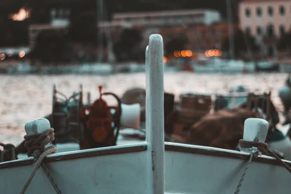 Вид Порт Город Лодки — стоковое фото