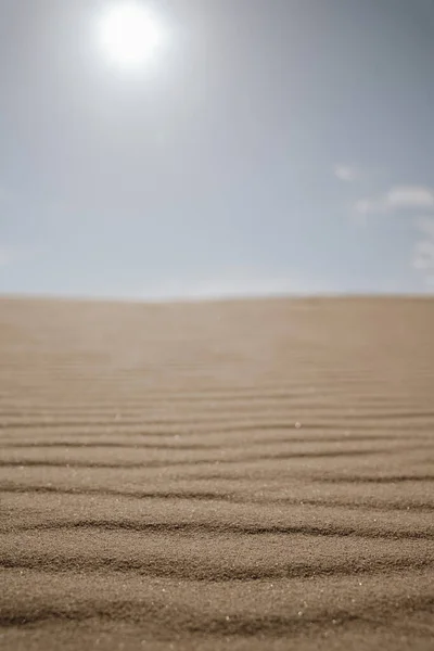 Vertical Shot Sand Dunes Dese — Stock Photo, Image