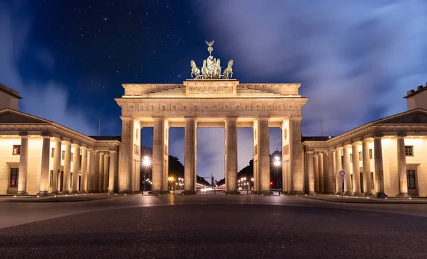 Una Hermosa Vista Del Brandenburger Tor Hito Puerta Brandeburgo Berlín —  Fotos de Stock