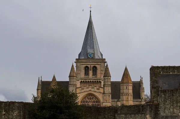 Catedral Rochester Kent Reino Unido — Foto de Stock