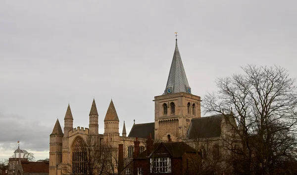 Catedral Rochester Kent Reino Unido — Foto de Stock