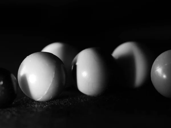 Uma Bola Borracha Tons Cinza — Fotografia de Stock