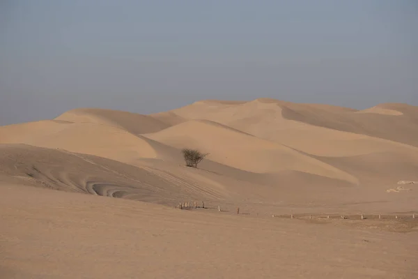 Прекрасный Вид Пустыню Дубая — стоковое фото