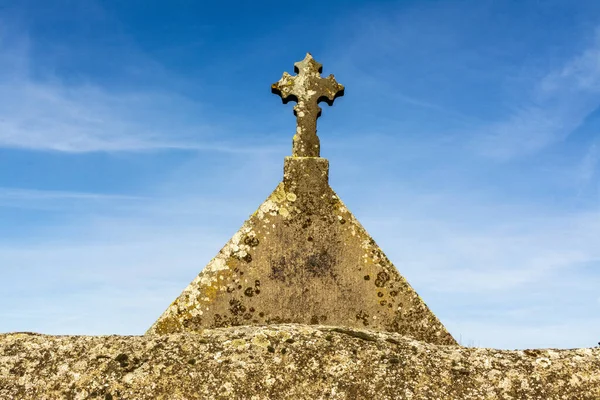 Cemetery Cross Daytime France — Stock Photo, Image