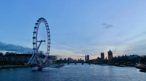 United Kingdom Feb 2018 London Eye London 2018 Looking London — 스톡 사진