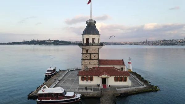 Una Splendida Vista Della Torre Della Vergine Istanbul Turchia — Foto Stock