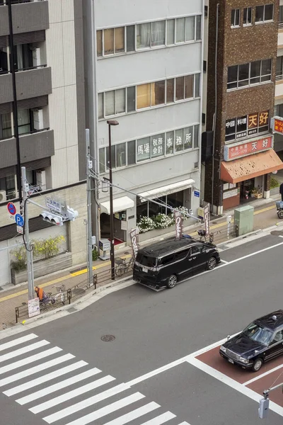 2019年3月11日 浅草の街の出来事は博物館の屋上から記録されています — ストック写真