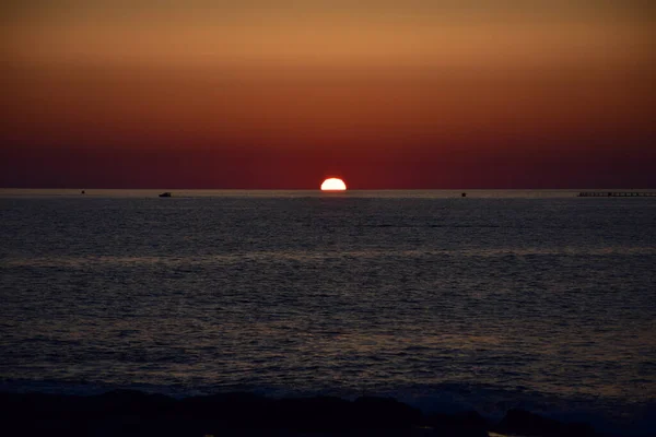 Delima Malta Apr 2015 Sun Rise Seen Delimara Coastline Maltese — Stock Photo, Image