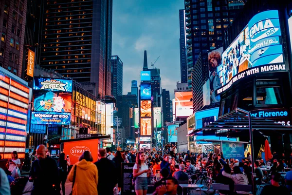 New York États Unis Sept 2017 Est Occupé Times Square — Photo