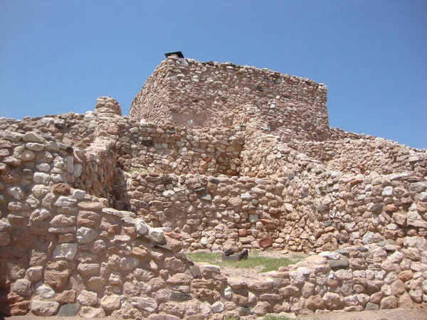 Clarkdale Arizona Yakınlarındaki Tuzigoot Ulusal Anıtı Ndaki Antik Sinagua Harabeleri — Stok fotoğraf