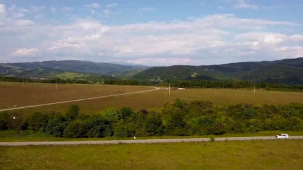 Estrada Campo — Vídeo de Stock