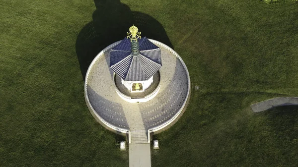 Milton Keynes Vereinigtes Königreich April 2021 Blick Auf Die Friedenspagode — Stockfoto