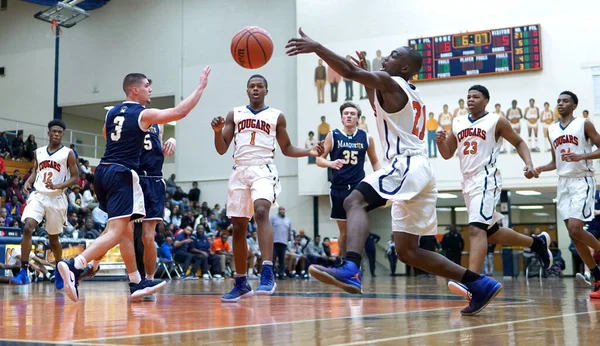 Gary Förenade Staterna Nov 2018 Höstens Basketmatch Gymnasiet — Stockfoto