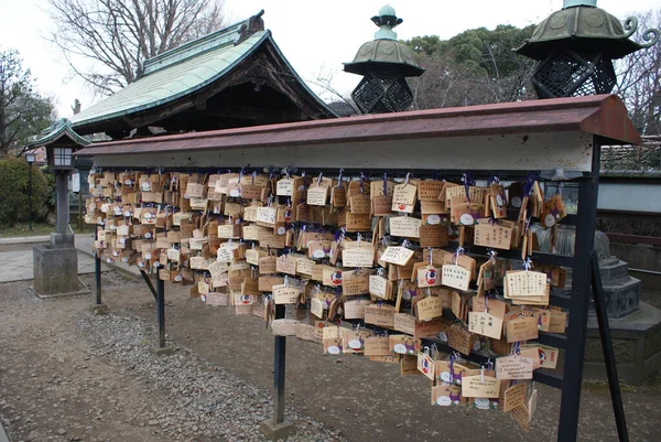 Wiele Różnych Talizmanów Szczęścia Kioto Japonia — Zdjęcie stockowe