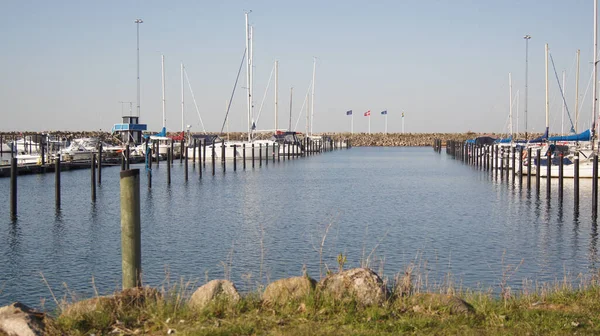 Een Prachtig Shot Van Een Zee Een Zonnige Dag — Stockfoto