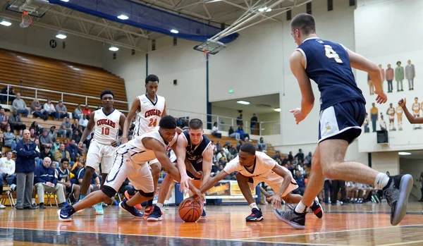 Gary Verenigde Staten Nov 2018 Basketbalwedstrijd Voor Middelbare School — Stockfoto