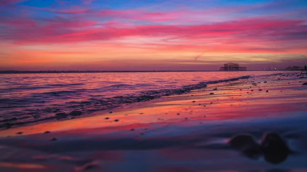 Scenic Sunset Beach — Stock Photo, Image