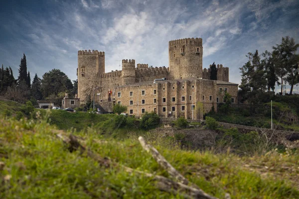 Una Splendida Vista Sul Toledo Alcazar Spagna — Foto Stock