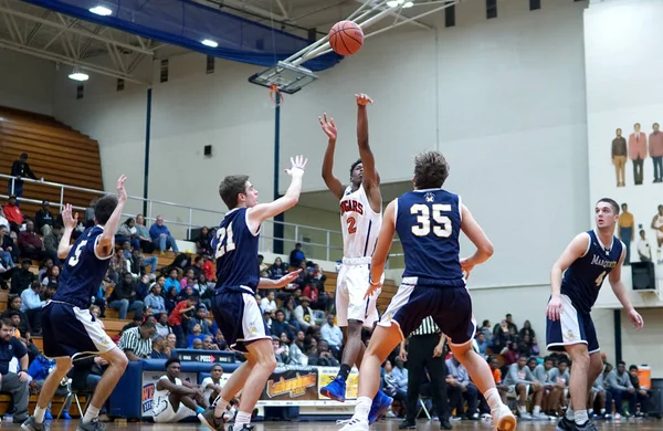 Gary Verenigde Staten Nov 2018 Basketbalwedstrijd Voor Middelbare School — Stockfoto