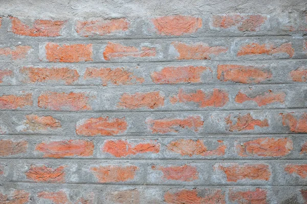 Eski Kirli Bir Tuğla Duvarın Yakın Çekimi — Stok fotoğraf