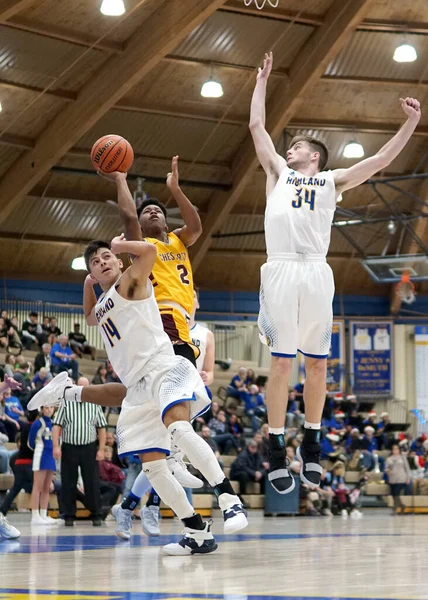 Highland Estados Unidos Dec 2018 Juego Baloncesto Otoño — Foto de Stock