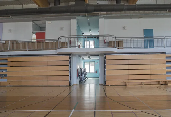 Inngangen Til Basketballhallen Skole – stockfoto