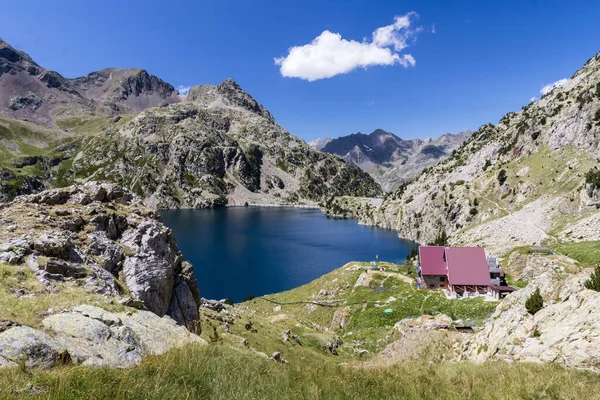 Belo Tiro Paisagem Lago Montanha — Fotografia de Stock