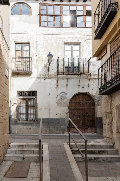 Los Antiguos Edificios Estilo Español Calle Cuellar — Foto de Stock