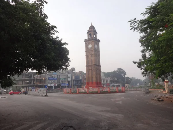 Mysor India May 2015 Clock Tower Prominent Landmark City Mysore — Stock Photo, Image