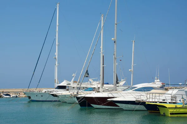 Kyrenia Cyprus Aug 2012 Some Boats Harbor Cyprus — Stock Photo, Image